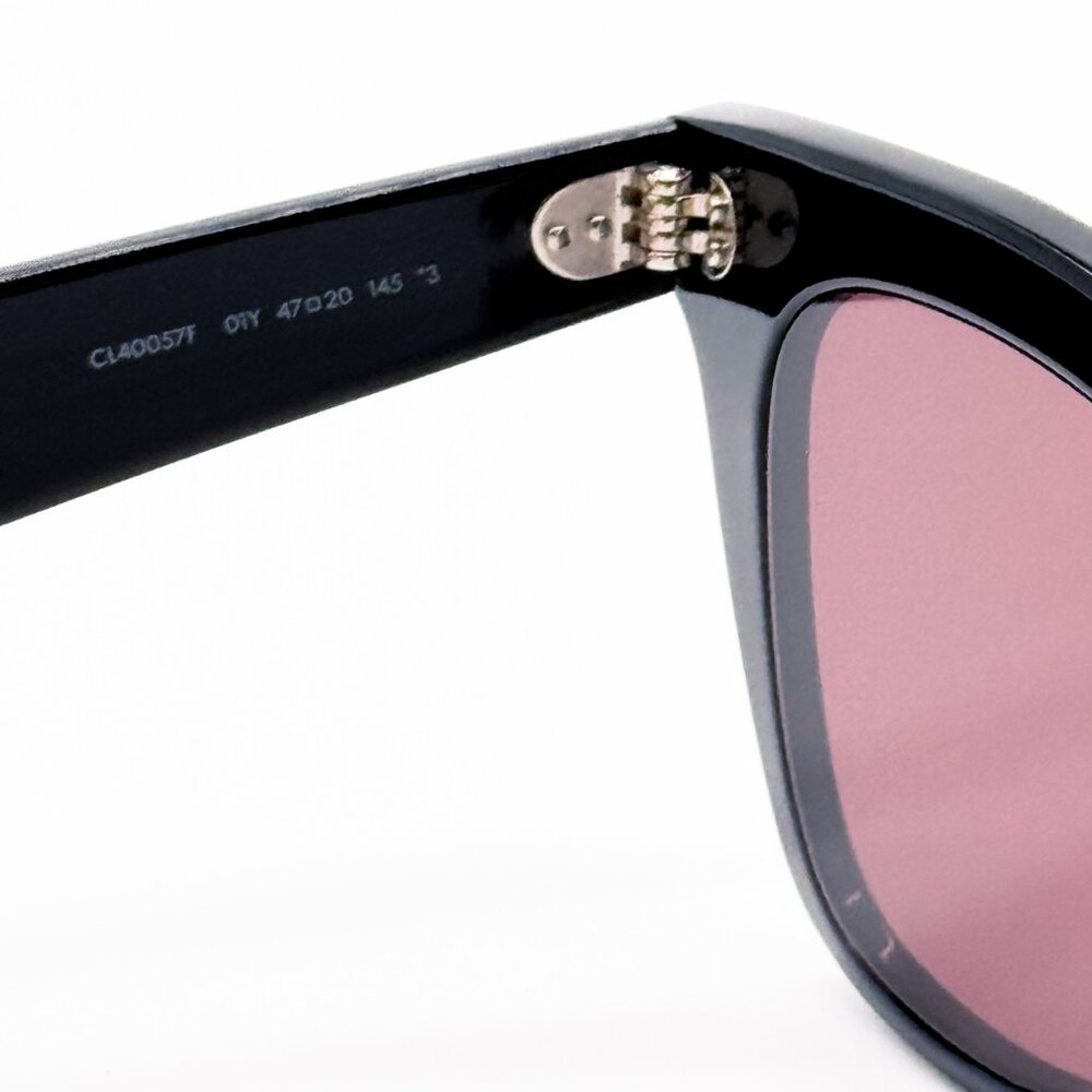 NEW CELINE CL40057F 01Y BLACK PURPLE WOMEN SUNGLASSES CELINE - Picture 8 of 10